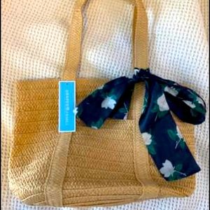 DRAPER JAMES STRAW-TYPE BAG - NWT